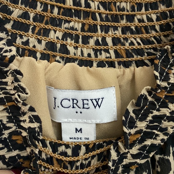 J. Crew Leopard Print Blouse - Picture 5 of 6
